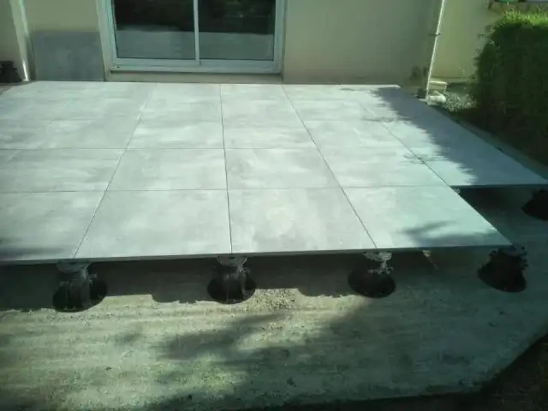 Terrasse céramique sur plots