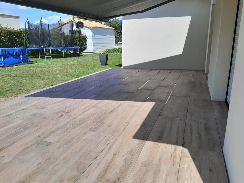  terrasse céramique sur plots