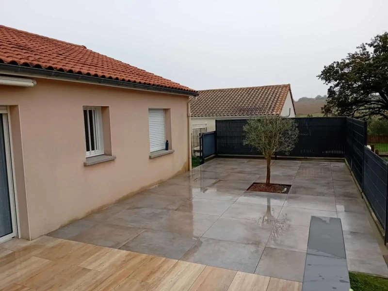 terrasse ceramique sur plots