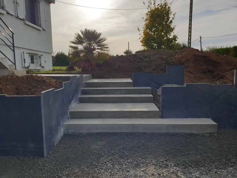 escalier beton