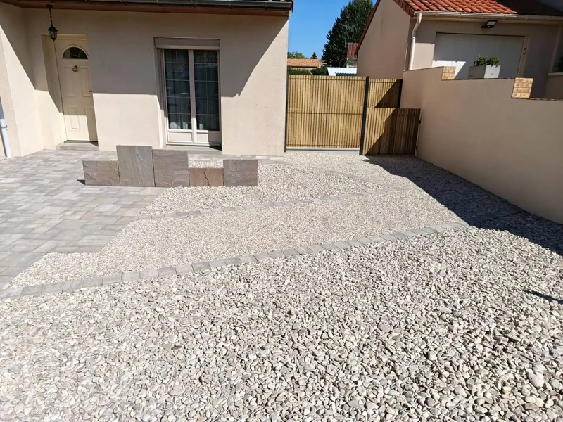 Allée en pavés khann